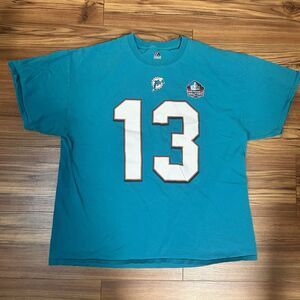 Miami Dolphins Dan Marino #13 Hall of Fame Graphic T-Shirt XL  NFL